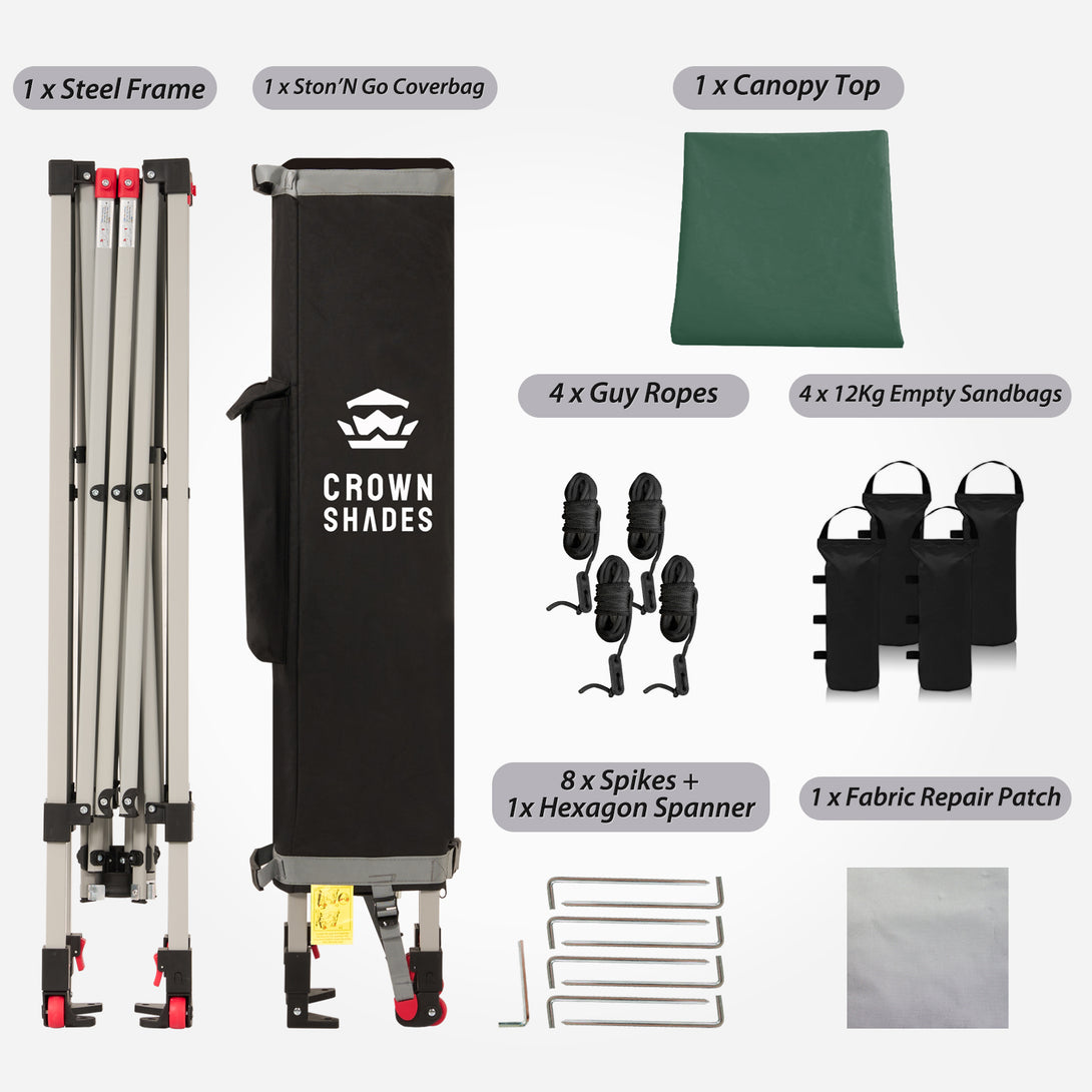 8x8 Pop Up Canopy & One-Push Centerlok™