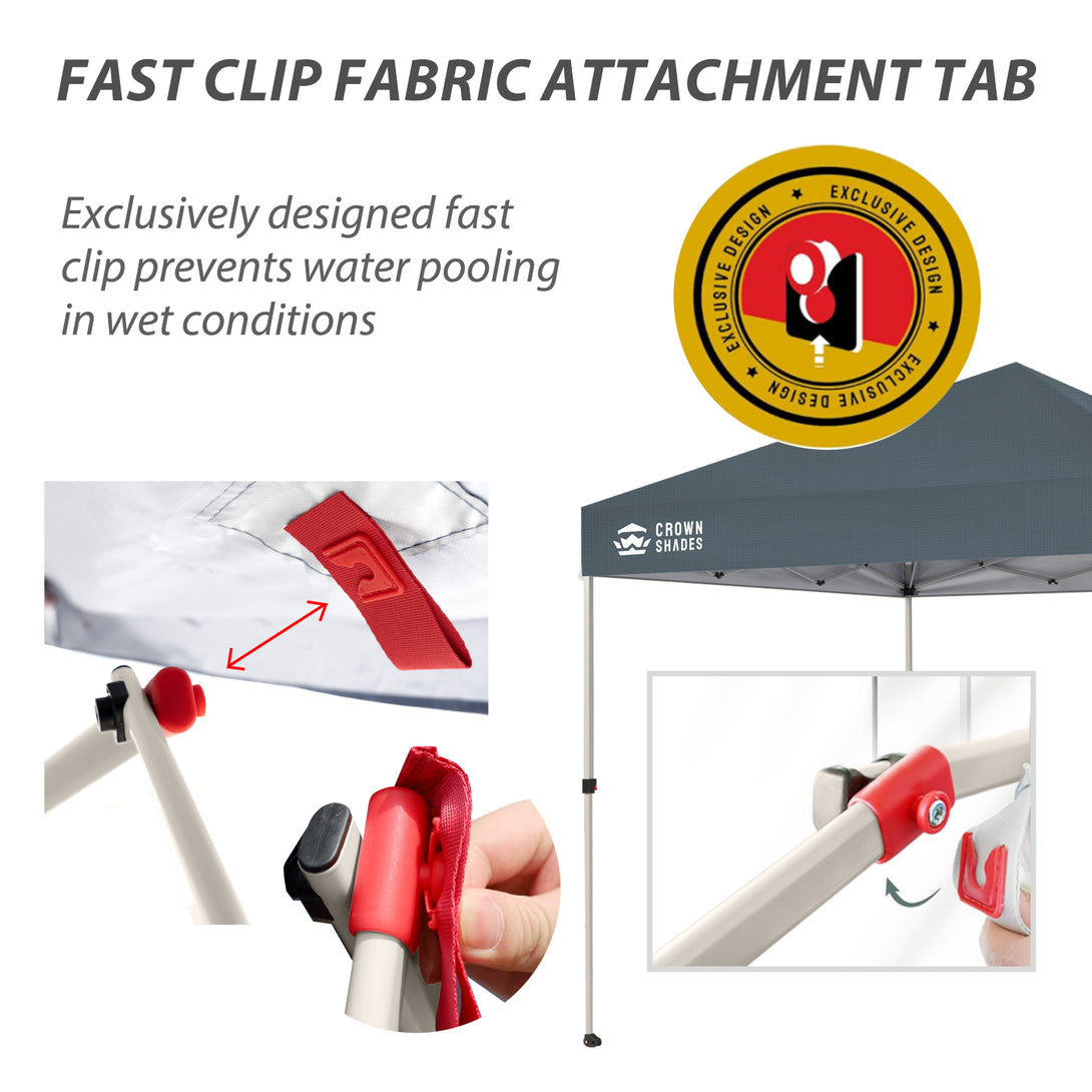 8x8 Pop Up Canopy & One-Push Centerlok™