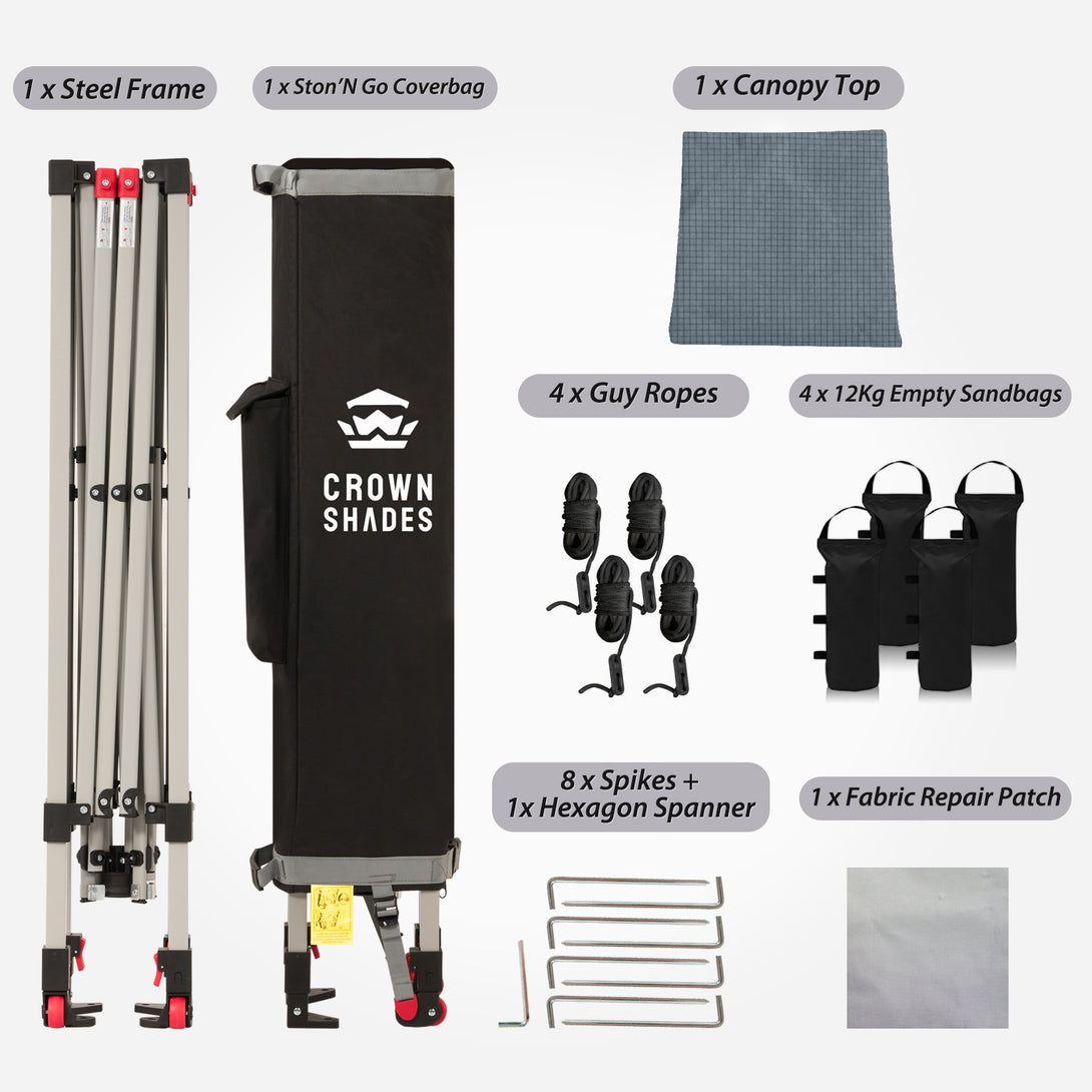 8x8 Pop Up Canopy & One-Push Centerlok™