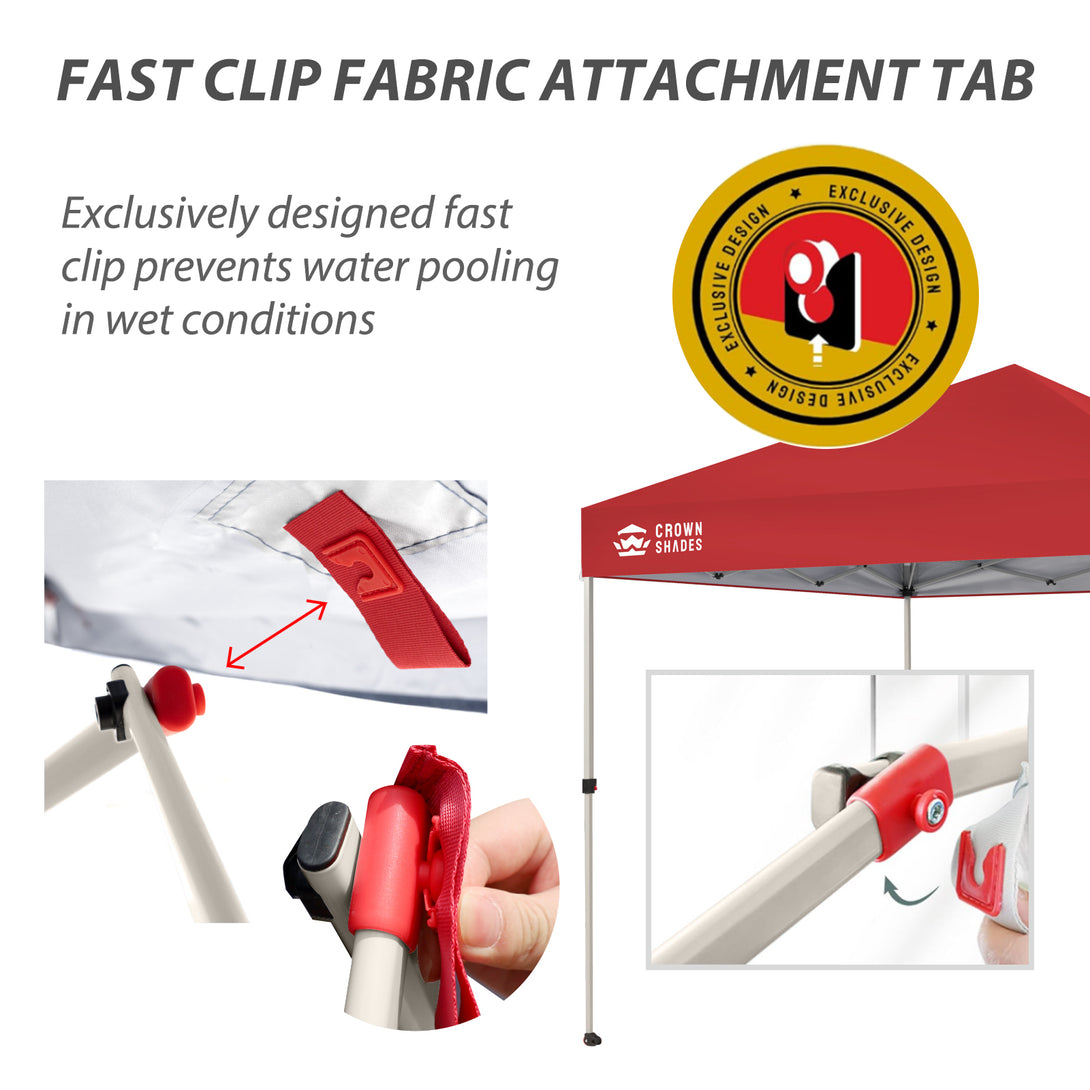 8x8 Pop Up Canopy & One-Push Centerlok™
