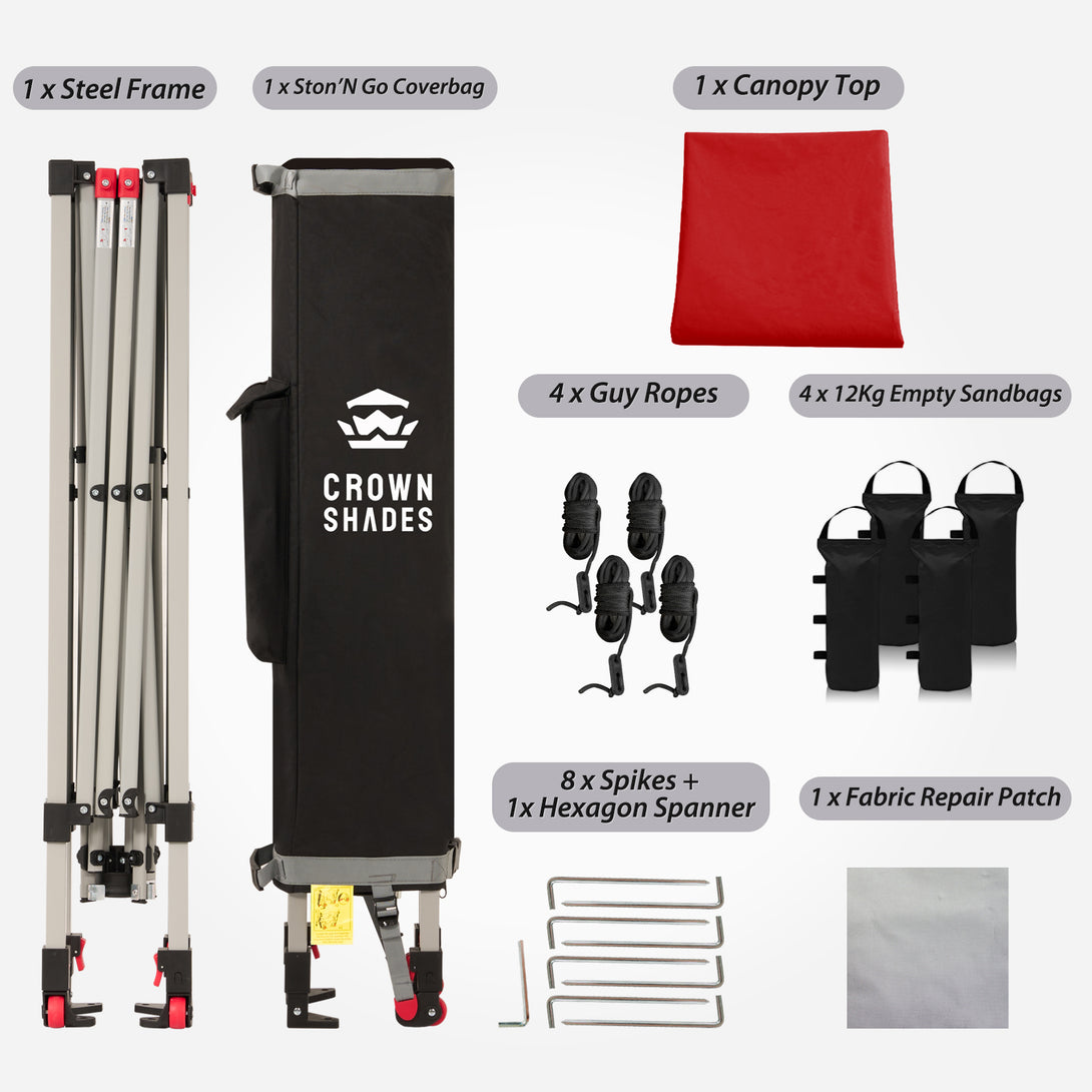 8x8 Pop Up Canopy & One-Push Centerlok™