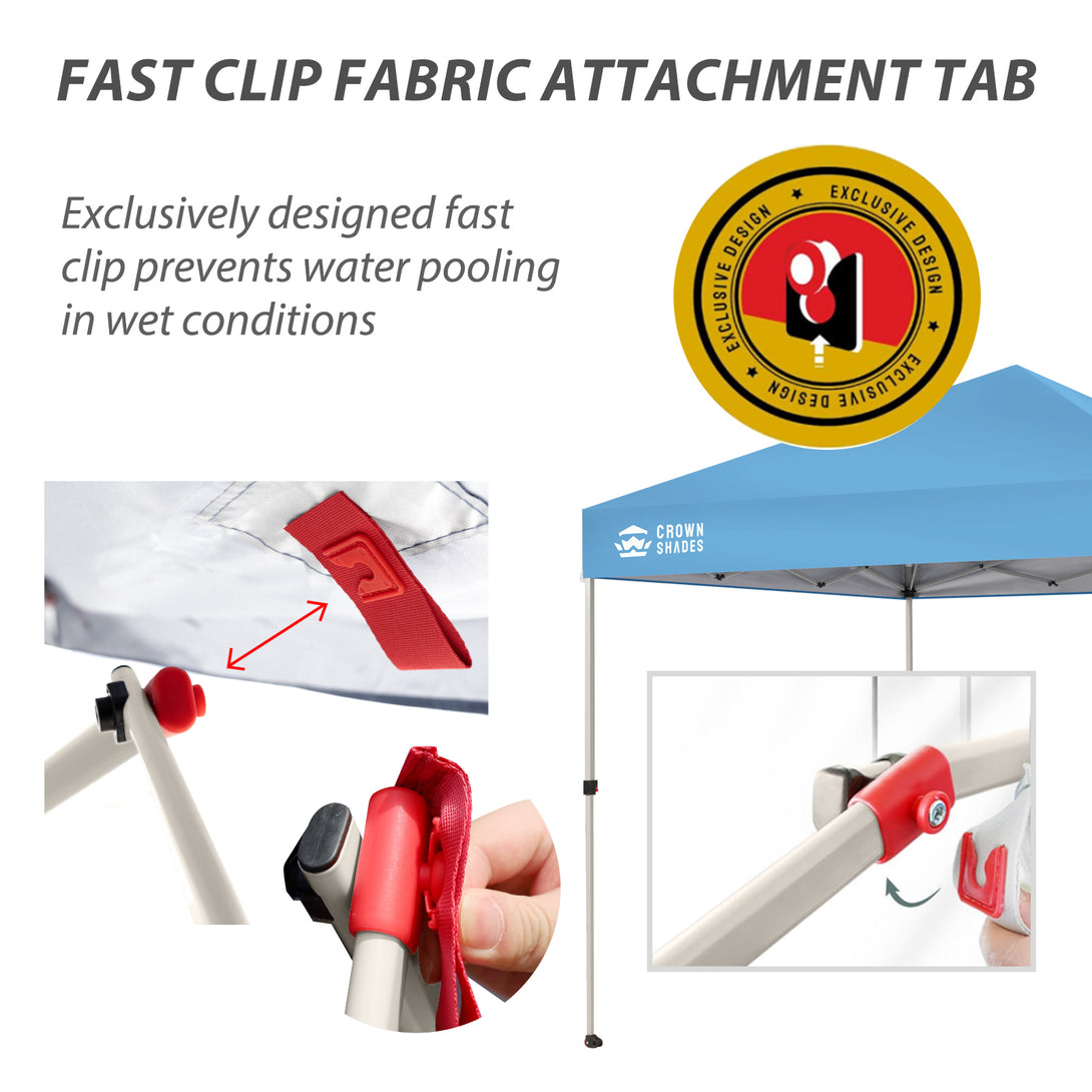 8x8 Pop Up Canopy & One-Push Centerlok™