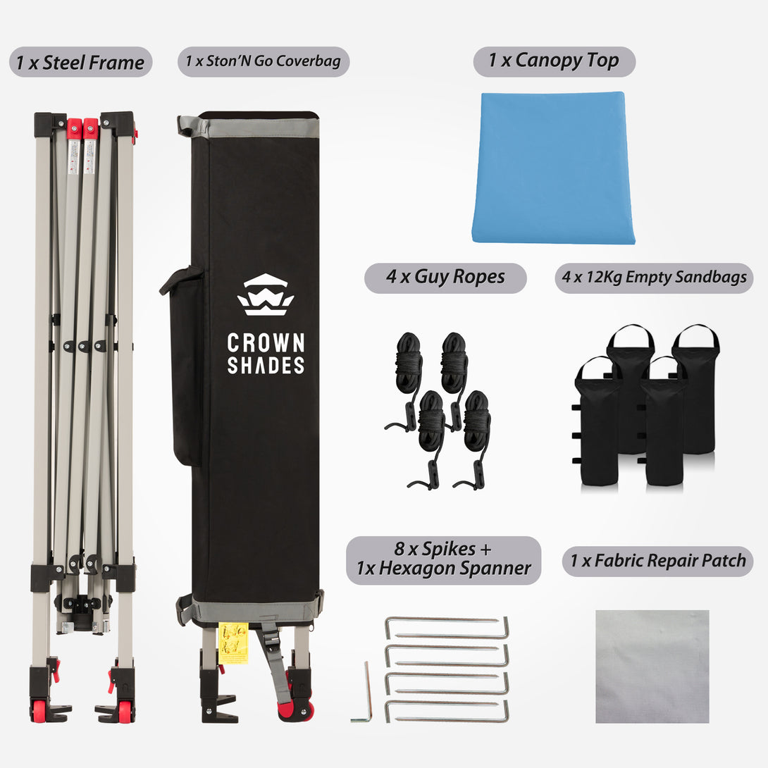 8x8 Pop Up Canopy & One-Push Centerlok™