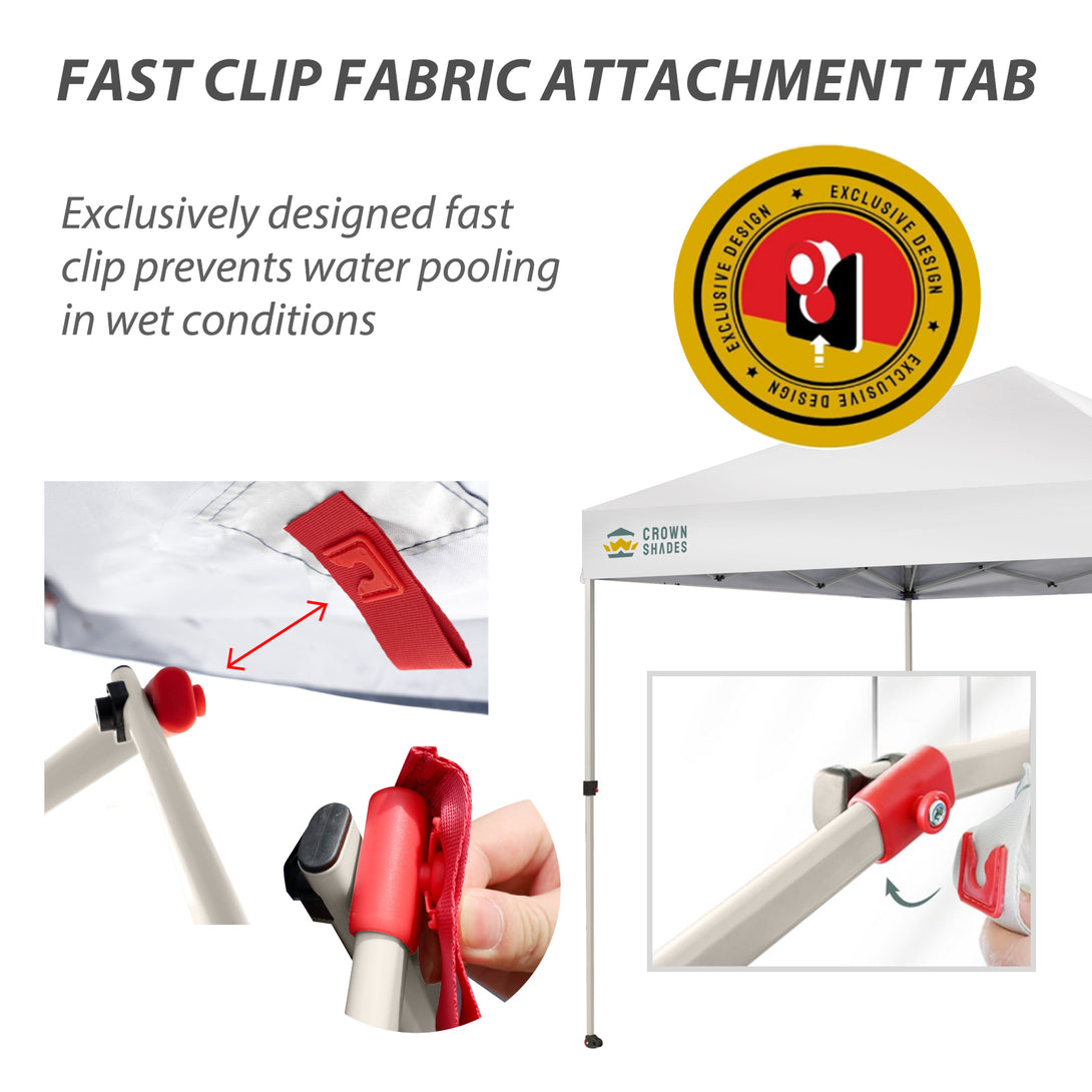 8x8 Pop Up Canopy & One-Push Centerlok™