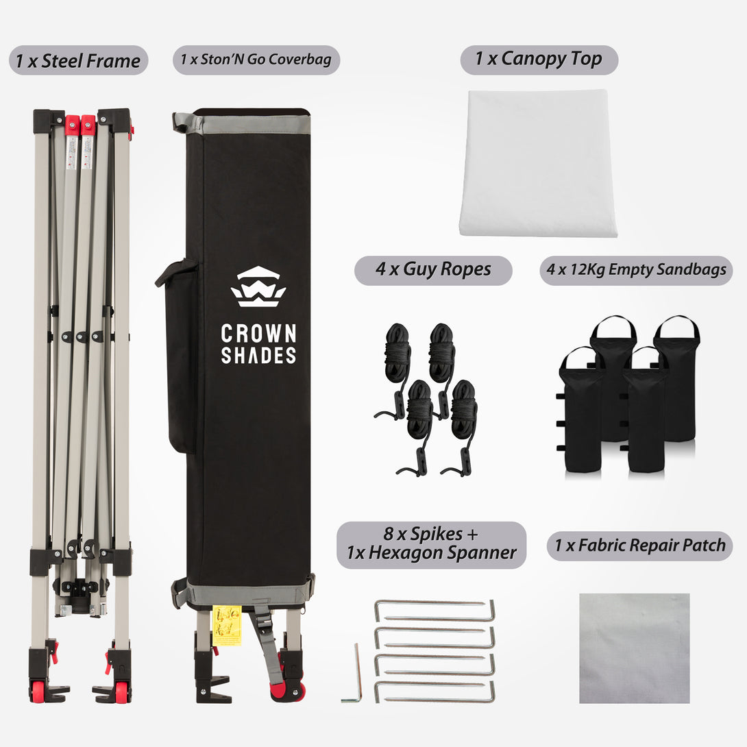 8x8 Pop Up Canopy & One-Push Centerlok™