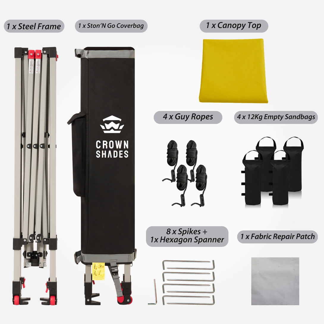 8x8 Pop Up Canopy & One-Push Centerlok™