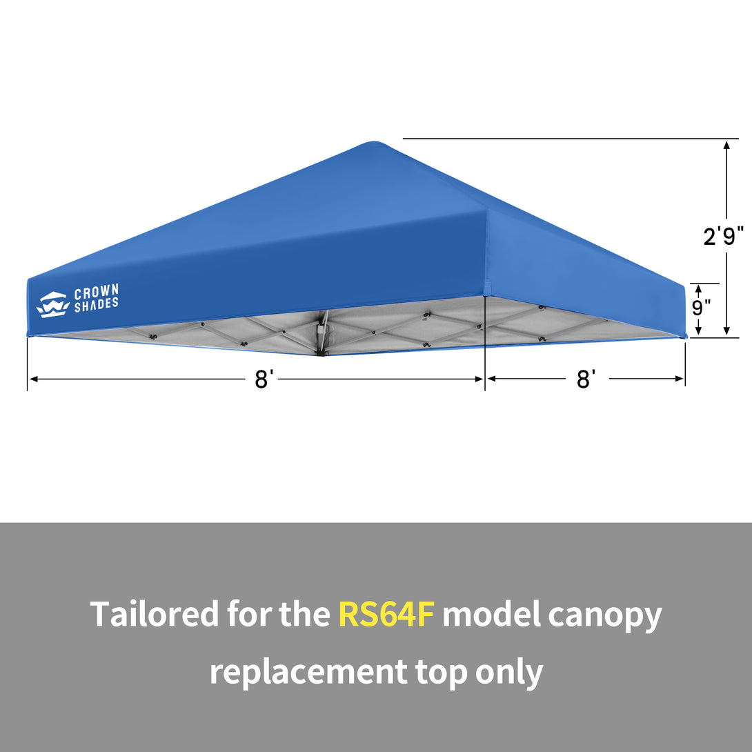 8x8 Canopy Replacement Top