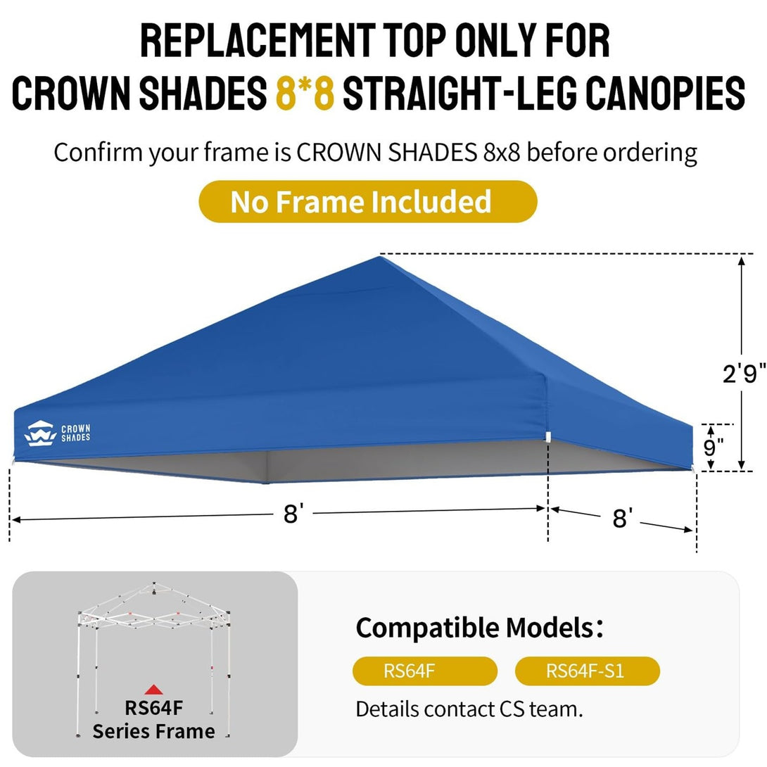8x8 Canopy Replacement Top