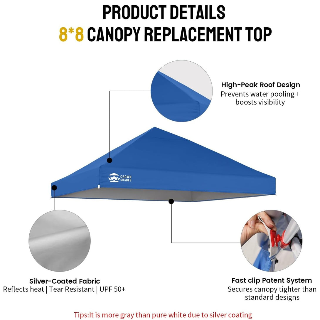 8x8 Canopy Replacement Top