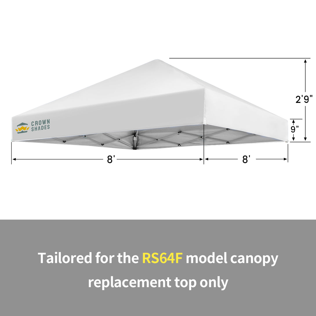 8x8 Canopy Replacement Top