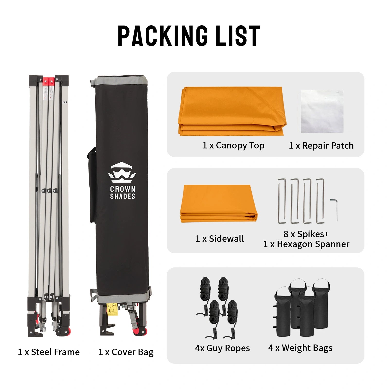 CenterLOK® 10' x 10' Canopy | 1 Sidewall