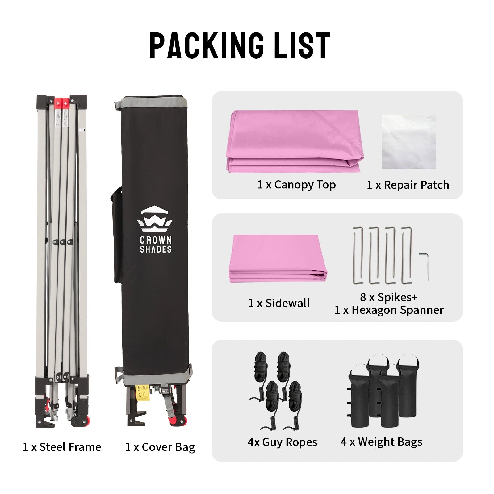 CenterLOK® 10' x 10' Canopy | 1 Sidewall