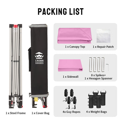 CenterLOK® 10' x 10' Canopy | 1 Sidewall