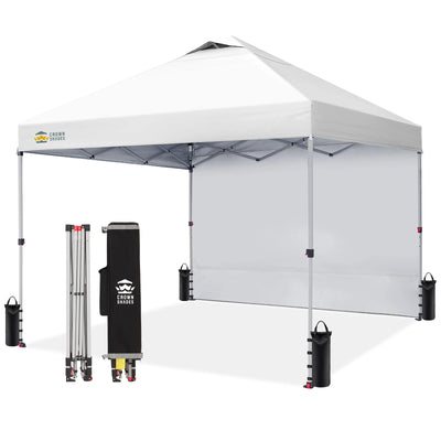 pop up kuppelzelt 10x10 Pop-Up-Zelt – Sofortaufbau mit Seitenwand | CROWN SHADES – Crown Shades