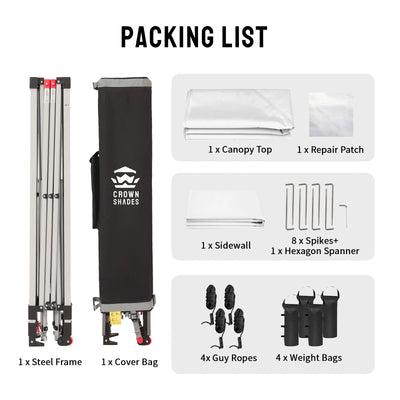 CenterLOK® 10' x 10' Canopy | 1 Sidewall