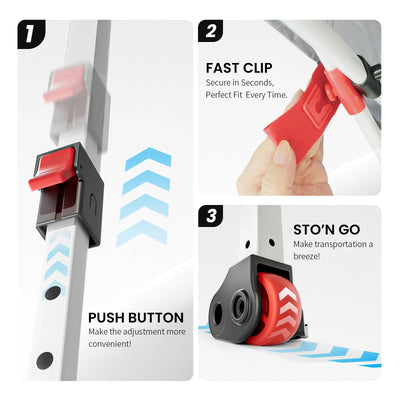 CenterLOK® Tonnelle One-Push™ 10' x 10'