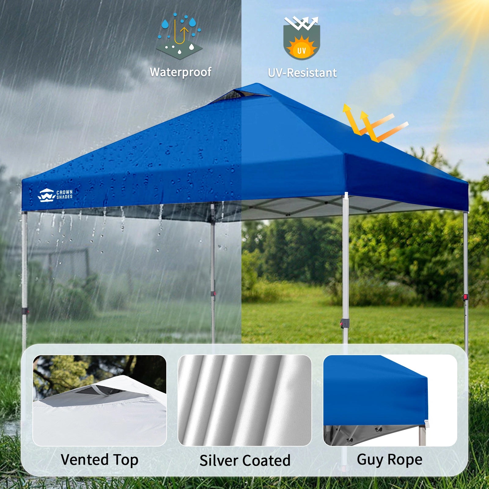 CenterLOK® Tonnelle One-Push™ 10' x 10'