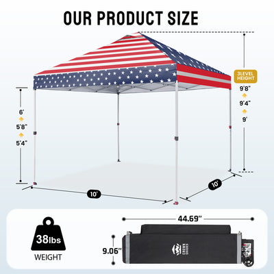 CenterLOK® Tonnelle 10' x 10' à ouverture en un geste