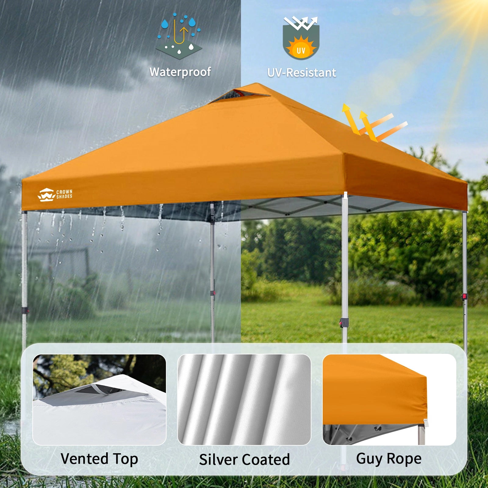 CenterLOK® Tonnelle One-Push™ 10' x 10'