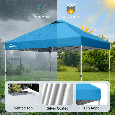 tentes ouvertes 10x10 Tente Canopée Pop-Up - Installation Instantanée, Portable pour P – Crown Shades