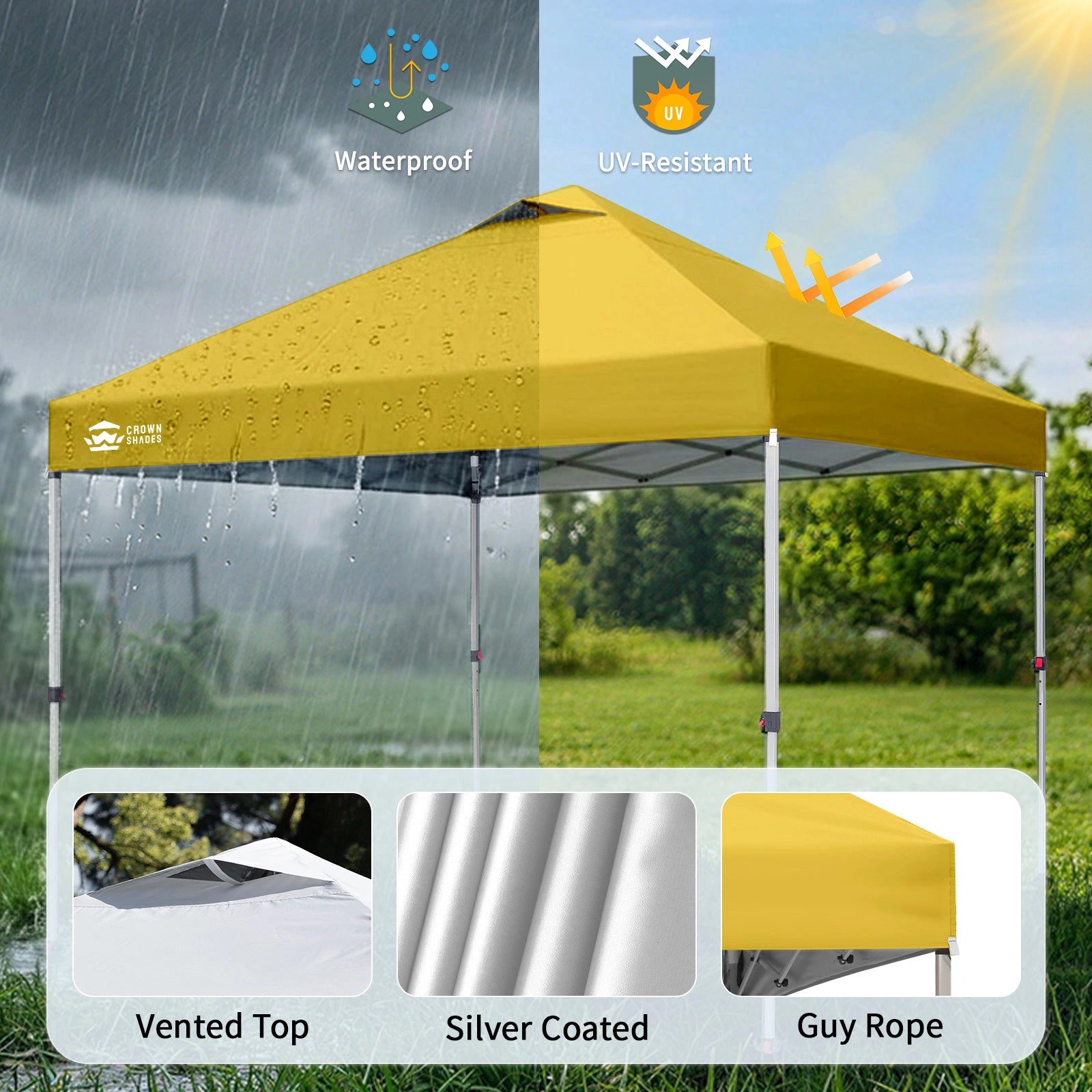 CenterLOK® 10' x 10' One-Push Canopy