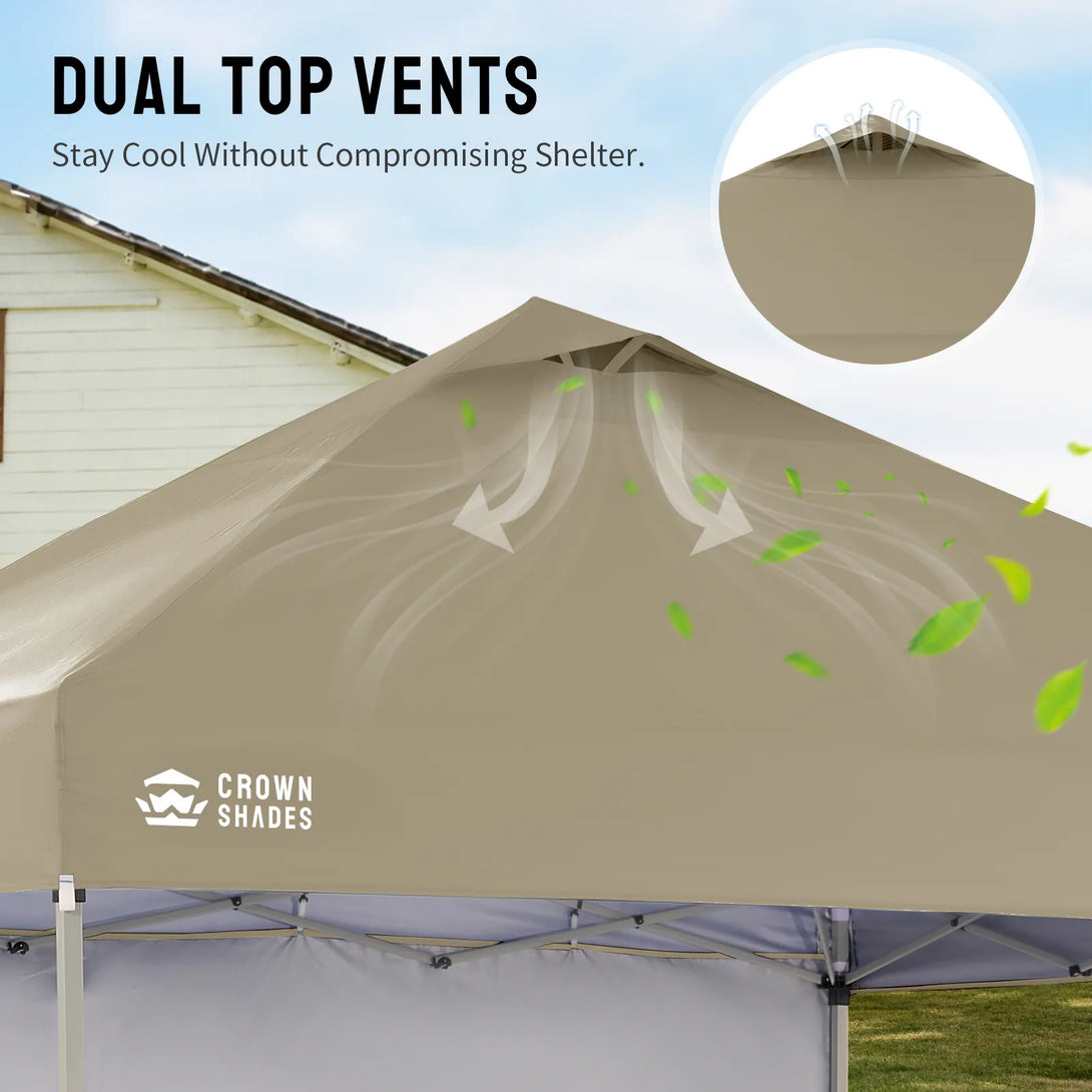 CenterLOK® 12x12 Pop Up Canopy & 1 Sidewall