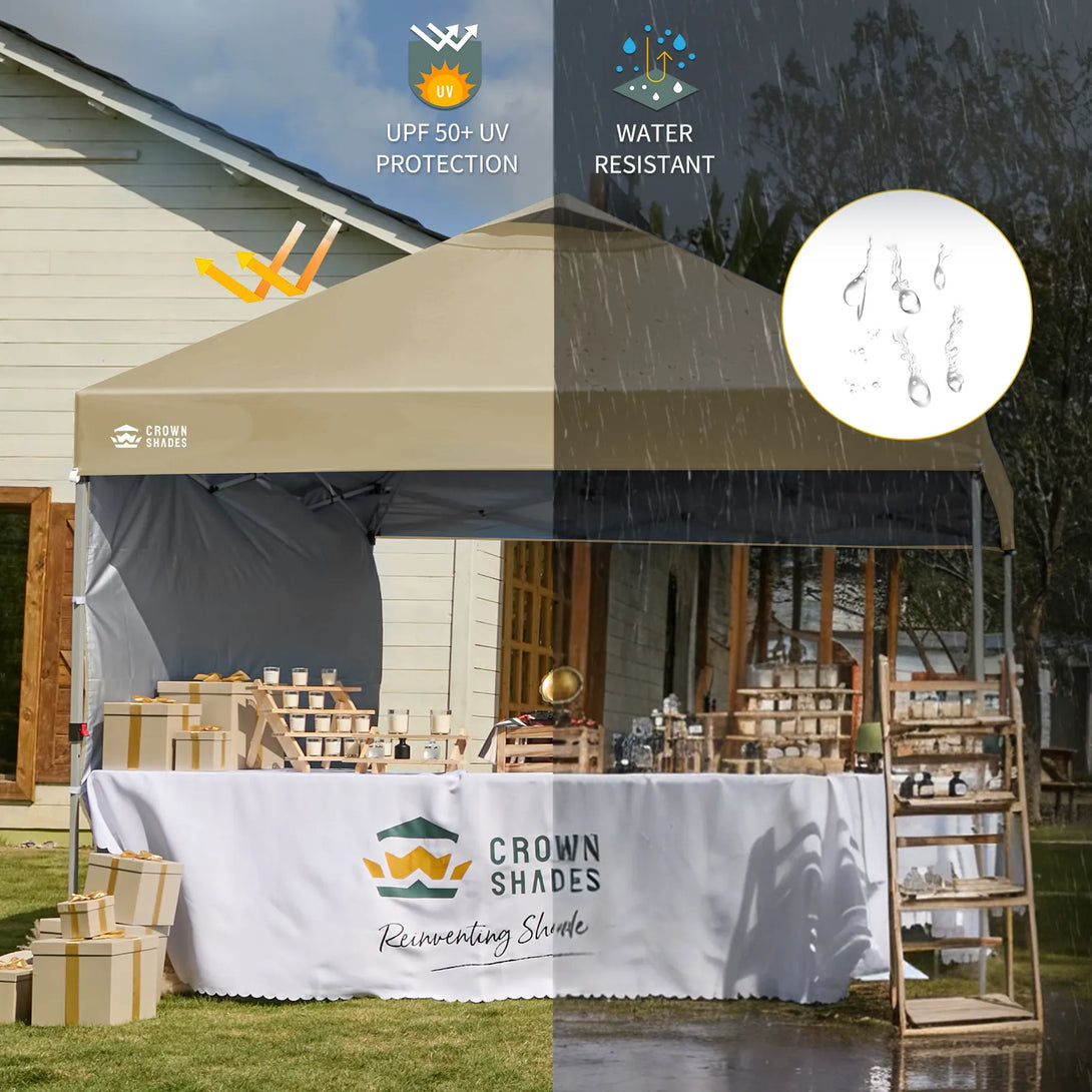 CenterLOK® 12x12 Pop Up Canopy & 1 Sidewall