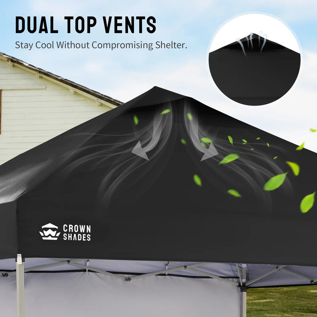 CenterLOK® 12x12 Pop Up Canopy & 1 Sidewall