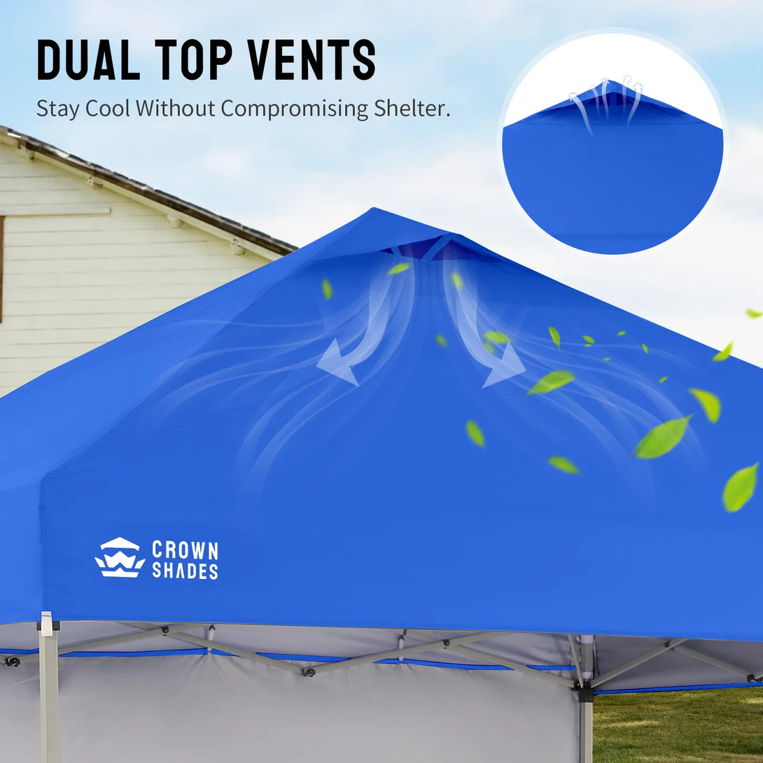 CenterLOK® 12x12 Pop Up Canopy & 1 Sidewall