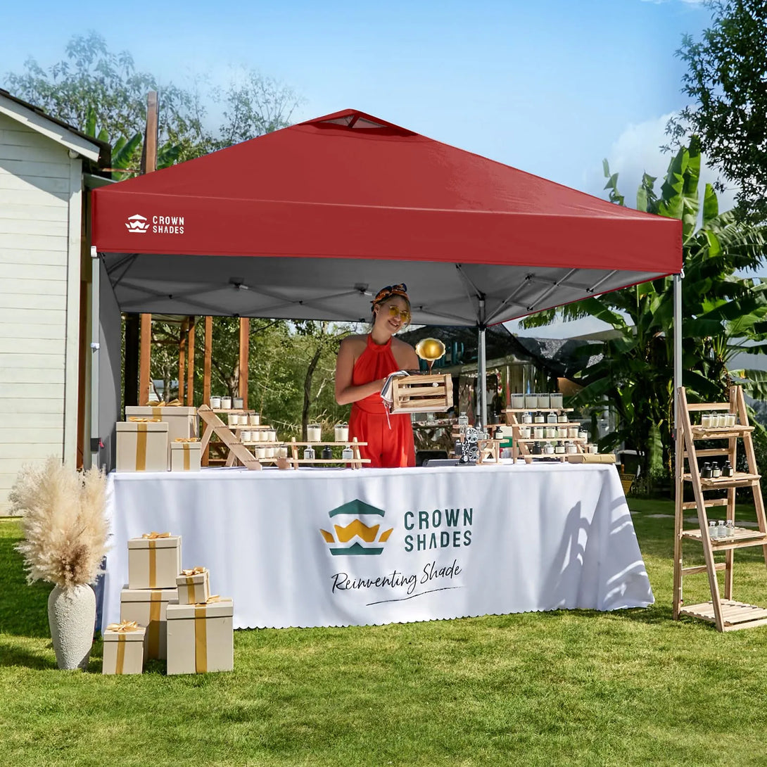CenterLOK® 12x12 Pop Up Canopy & 1 Sidewall