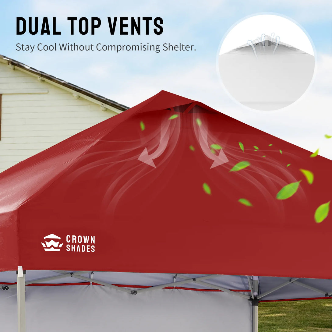 CenterLOK® 12x12 Pop Up Canopy & 1 Sidewall