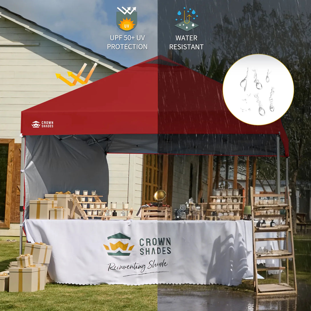 CenterLOK® 12x12 Pop Up Canopy & 1 Sidewall