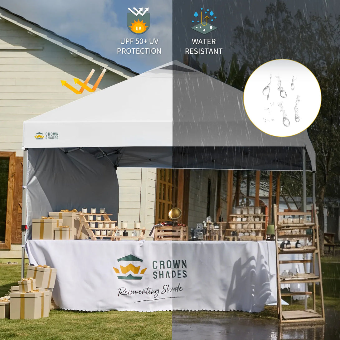 CenterLOK® 12x12 Pop Up Canopy & 1 Sidewall
