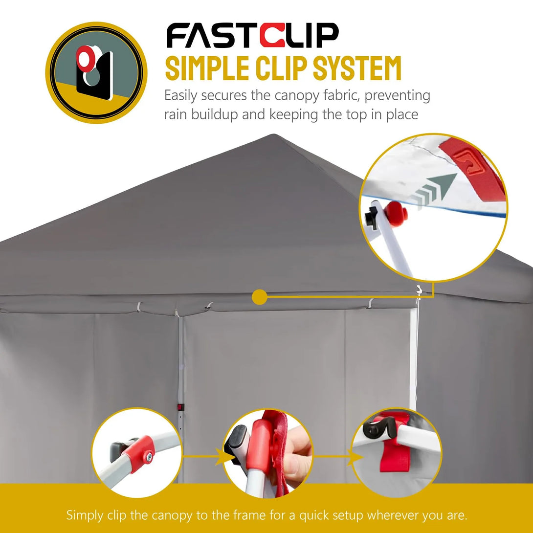 10x10 Commercial CenterLOK® Canopy & 4 Sidewalls