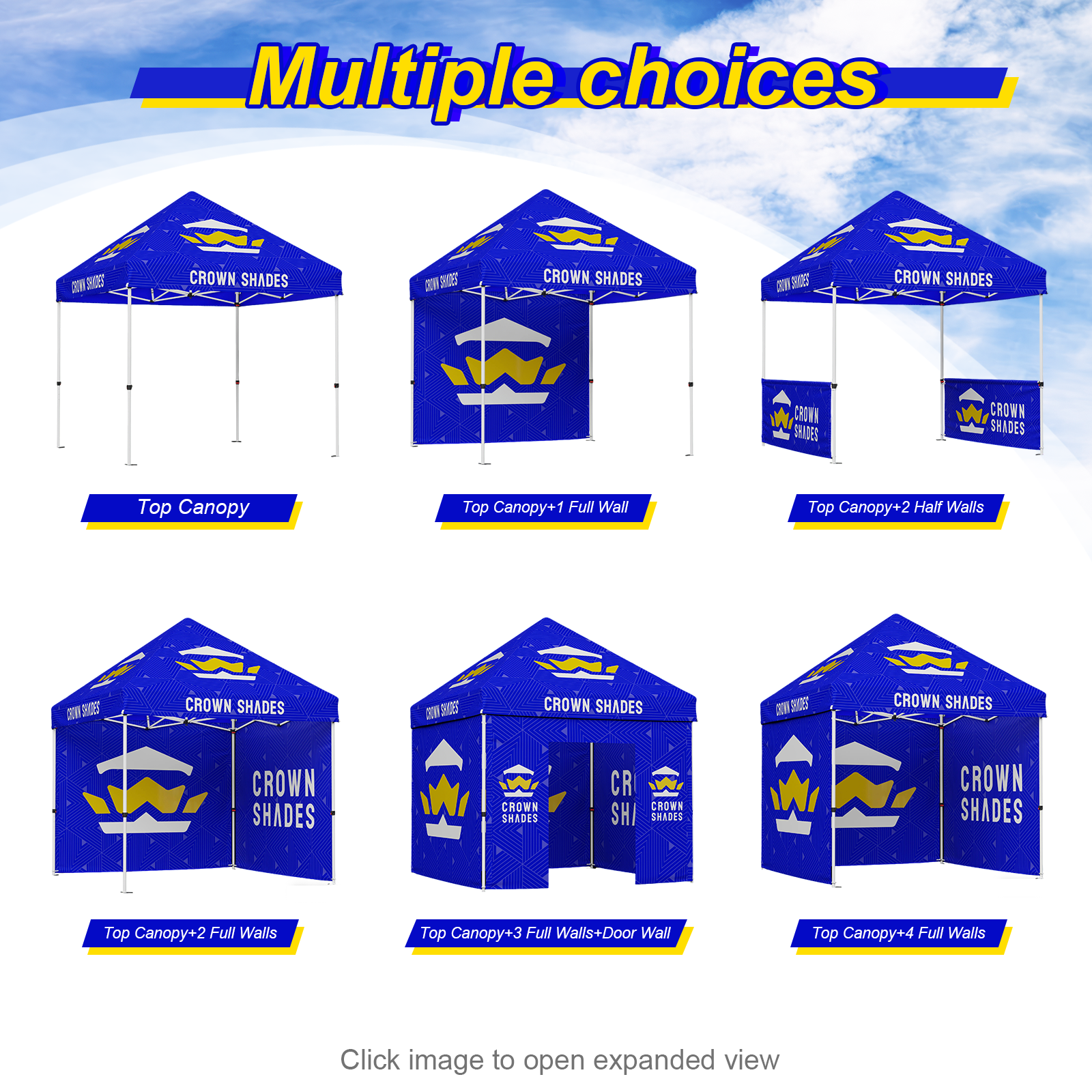 Customised Canopy Custom Pop Up Canopy Tents | Printed & Personalized Shade | Crown ...