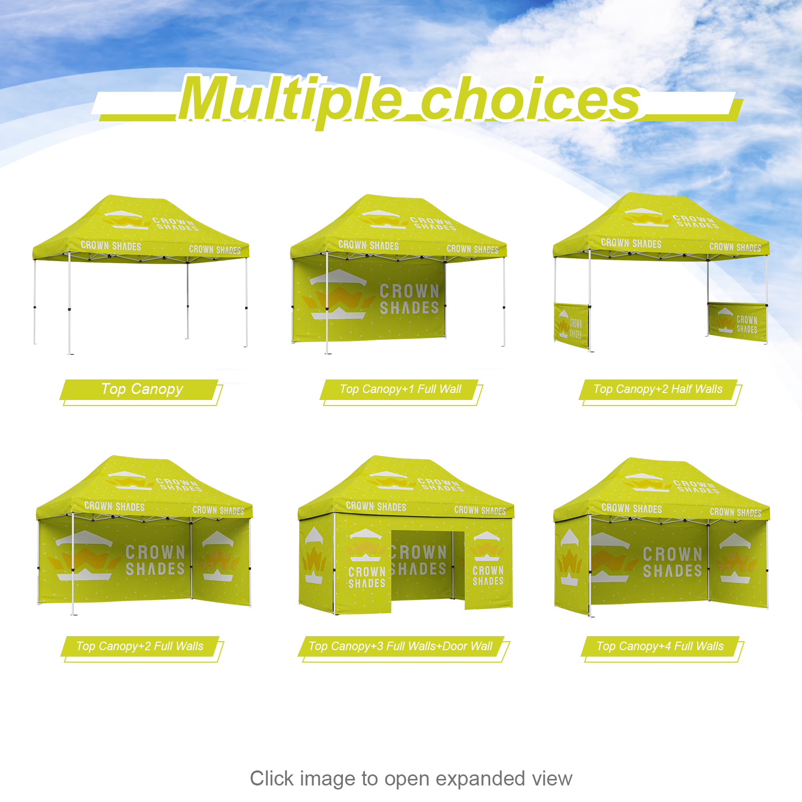 Custom Com™ Canopy | 8x8, 10x10, 10x15, 10x20