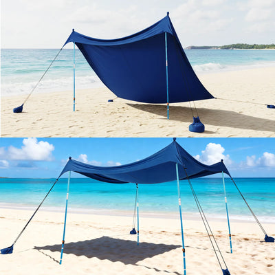 Feather-Lift Tente de plage pop-up | Abri anti-UV 50+ instantané