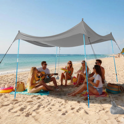 Feather-Lift Tente de plage pop-up | Abri anti-UV 50+ instantané