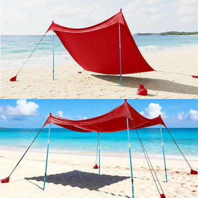 Feather-Lift Tente de plage pop-up | Abri anti-UV 50+ instantané