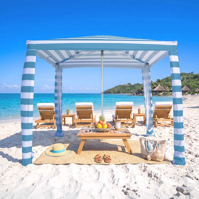 Feather-Lift Tienda Cabana de Playa 6.5' x 6.5' | 1 Pared Lateral