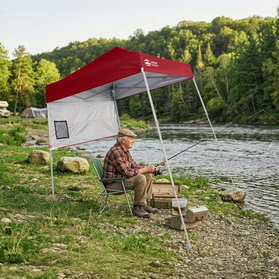 Feather-Lift 5' x 5' Auvent avec paroi latérale instantanée