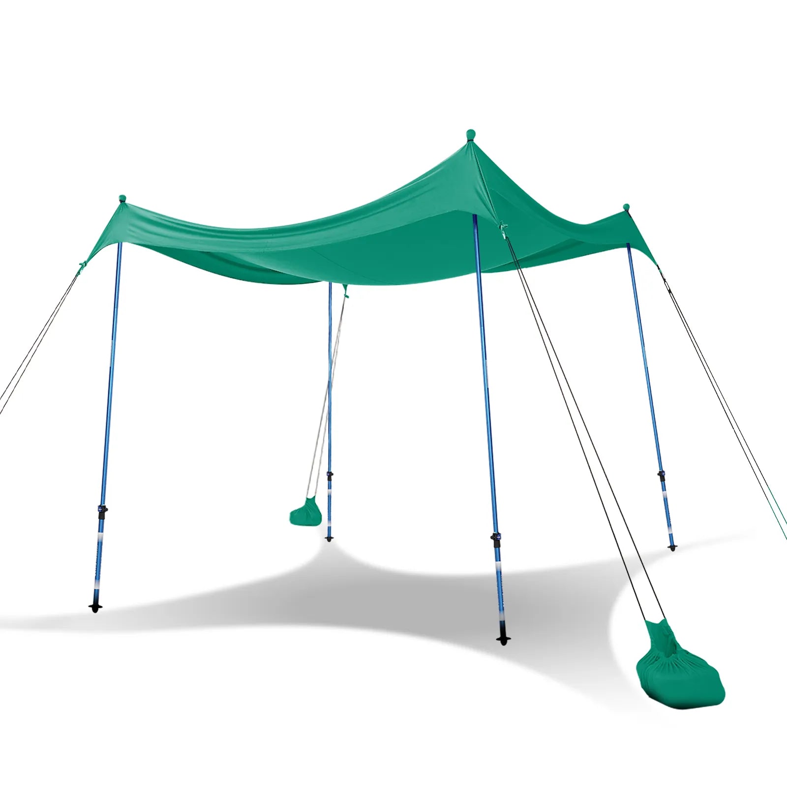 sandstrahl zelt 10x10 Strand-Sonnenschutz - Sandschaufel, Teleskopstangen, Erdnägel -  BT100, BT49