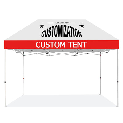 CROWN SHADES [M150A] Carpa personalizada 15x10 – Juego completo con estructura y toldo