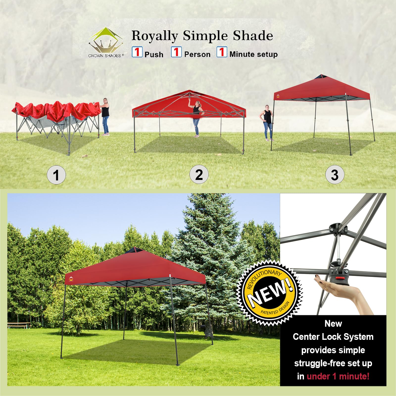 One push canopy best sale