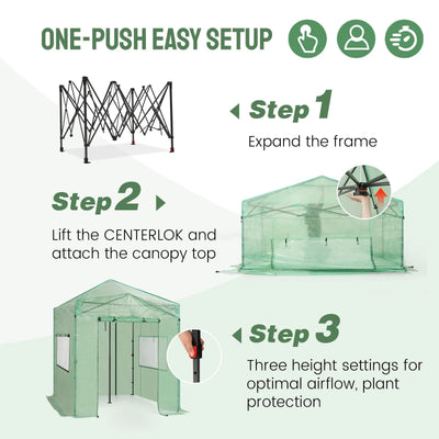 Insta-Grow™ Serre pop-up 6'x8'