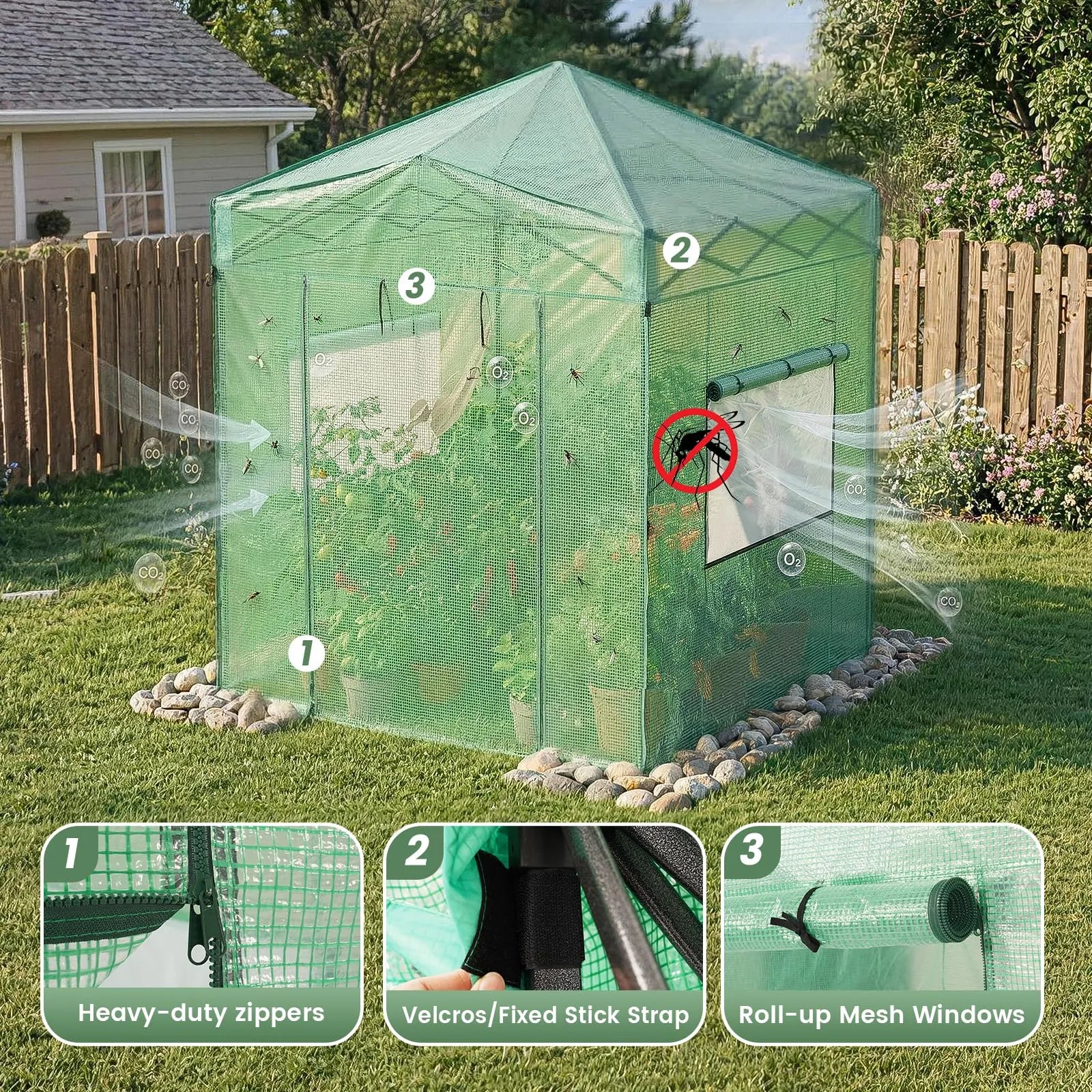 Insta-Grow™ Serre pop-up 6'x8'