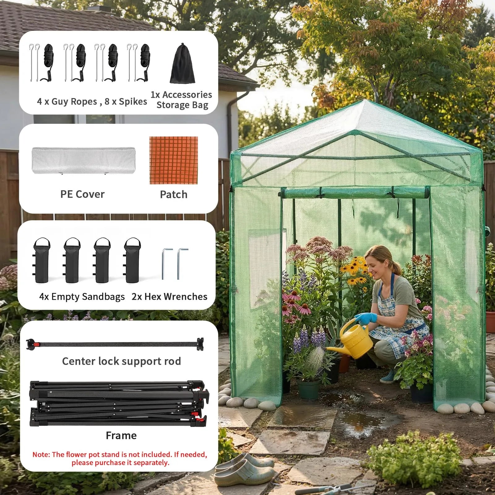 Insta-Grow™ Serre pop-up 6'x8'