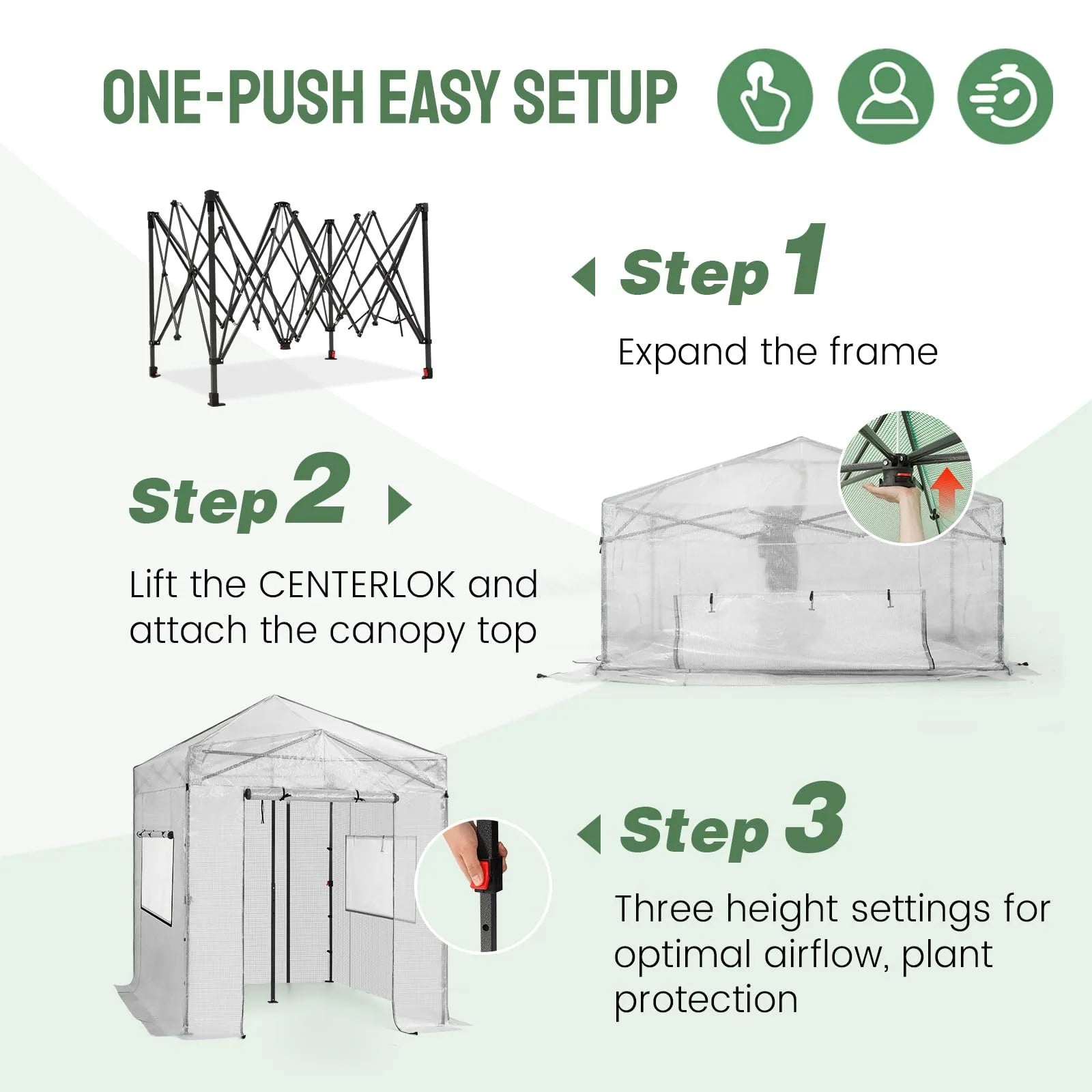 Insta-Grow Serre Pop-Up 6'x8'