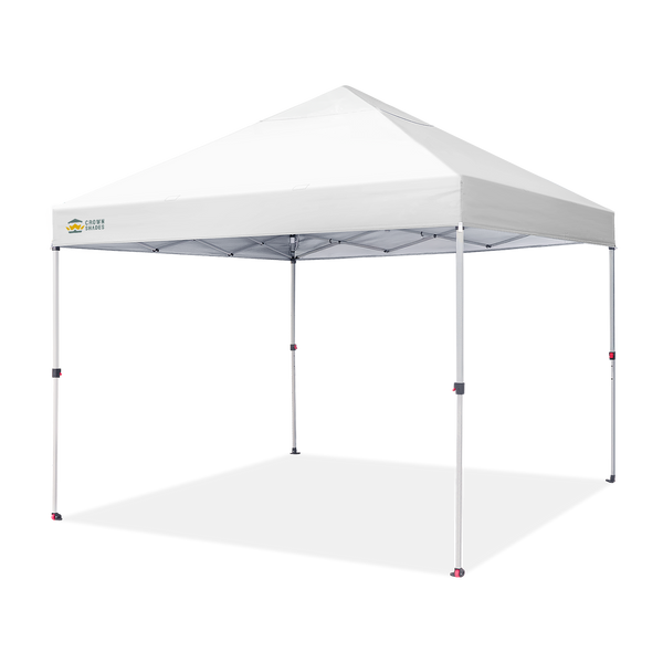 8x8 Pop Up Canopy & One-Push CenterLOK , Red