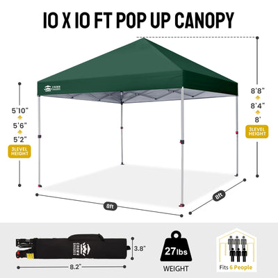 One-Push™ Lite 8' x 8' Canopy